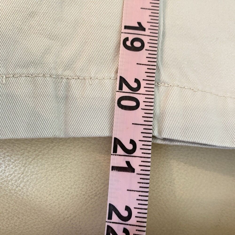 NEW CARGO Cropped Khaki Pants Beige 31x21 Rafaela MINT CONDITION 10 Petite - Picture 7 of 8